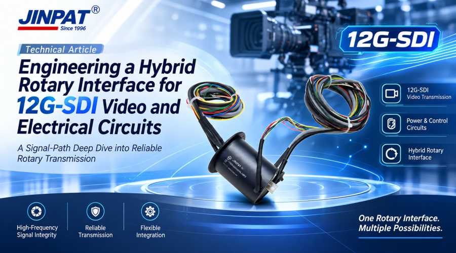 Use this buyer checklist to compare 12G-SDI slip-ring quotations for rotary equipment, machine vision and antenna-mounted imaging systems.